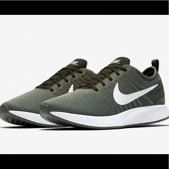 Nike Shoes - NIKE Dualtone Racers in Army Green!